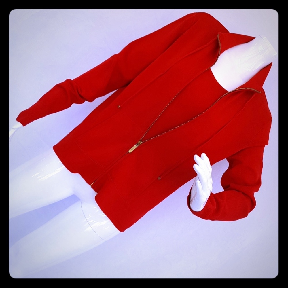 Red Red Dana Buchman Cardigan Set